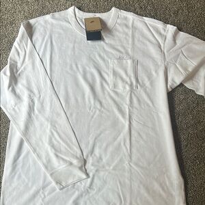 Nike White Long Sleeve Tee, L
